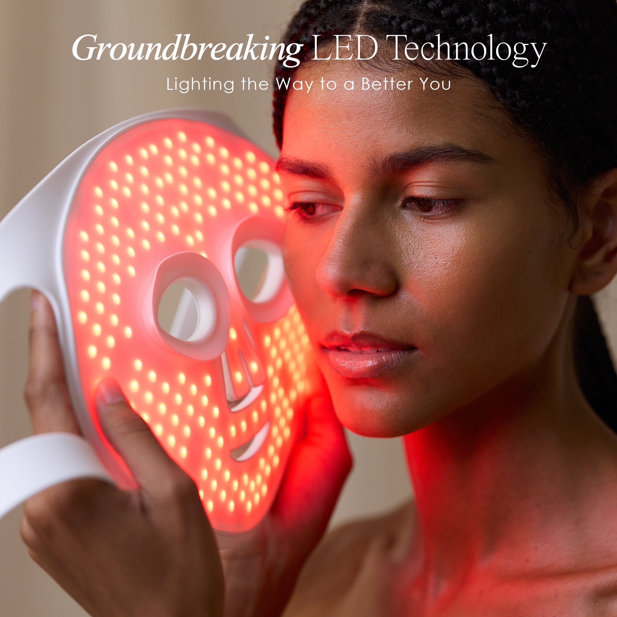 LumaLux Face | Pro LED Red Light Therapy Mask - Project E Beauty