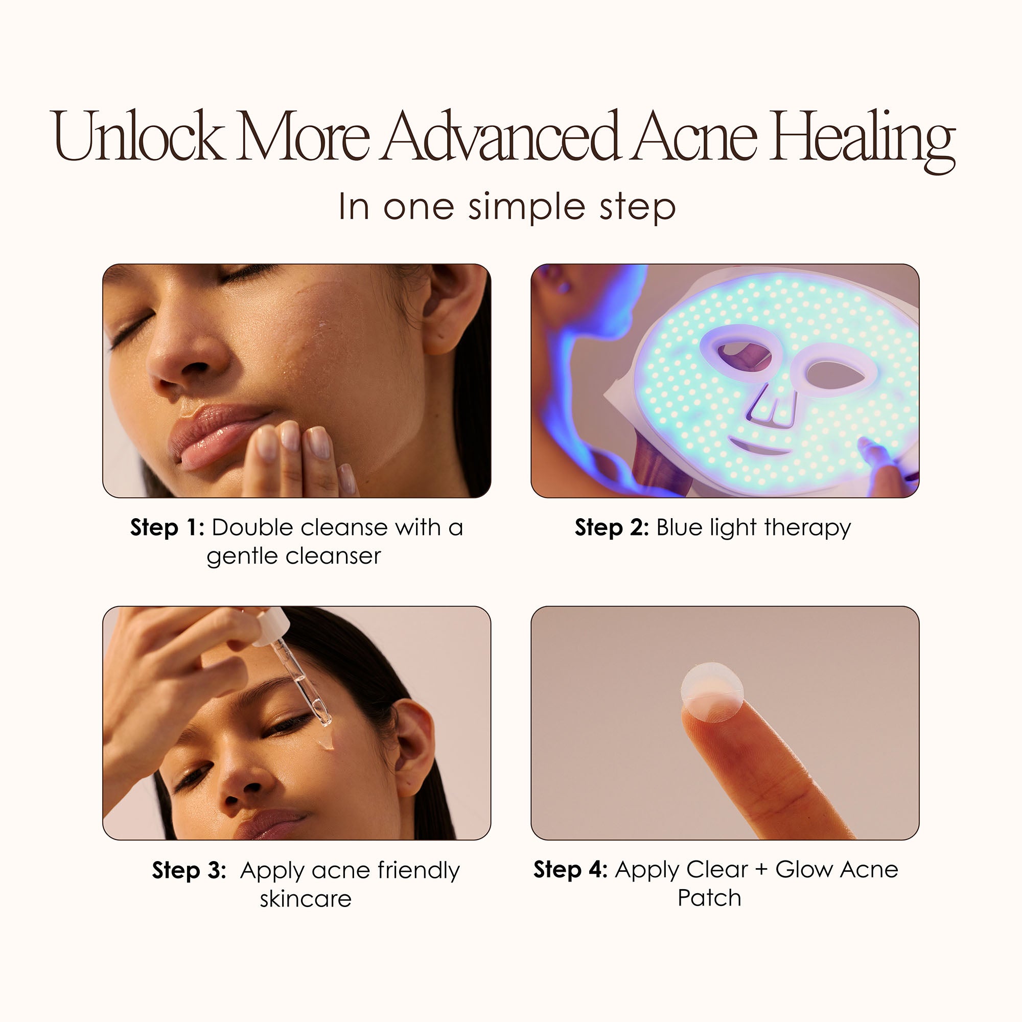 unlock more advanced acne healing in one simple step