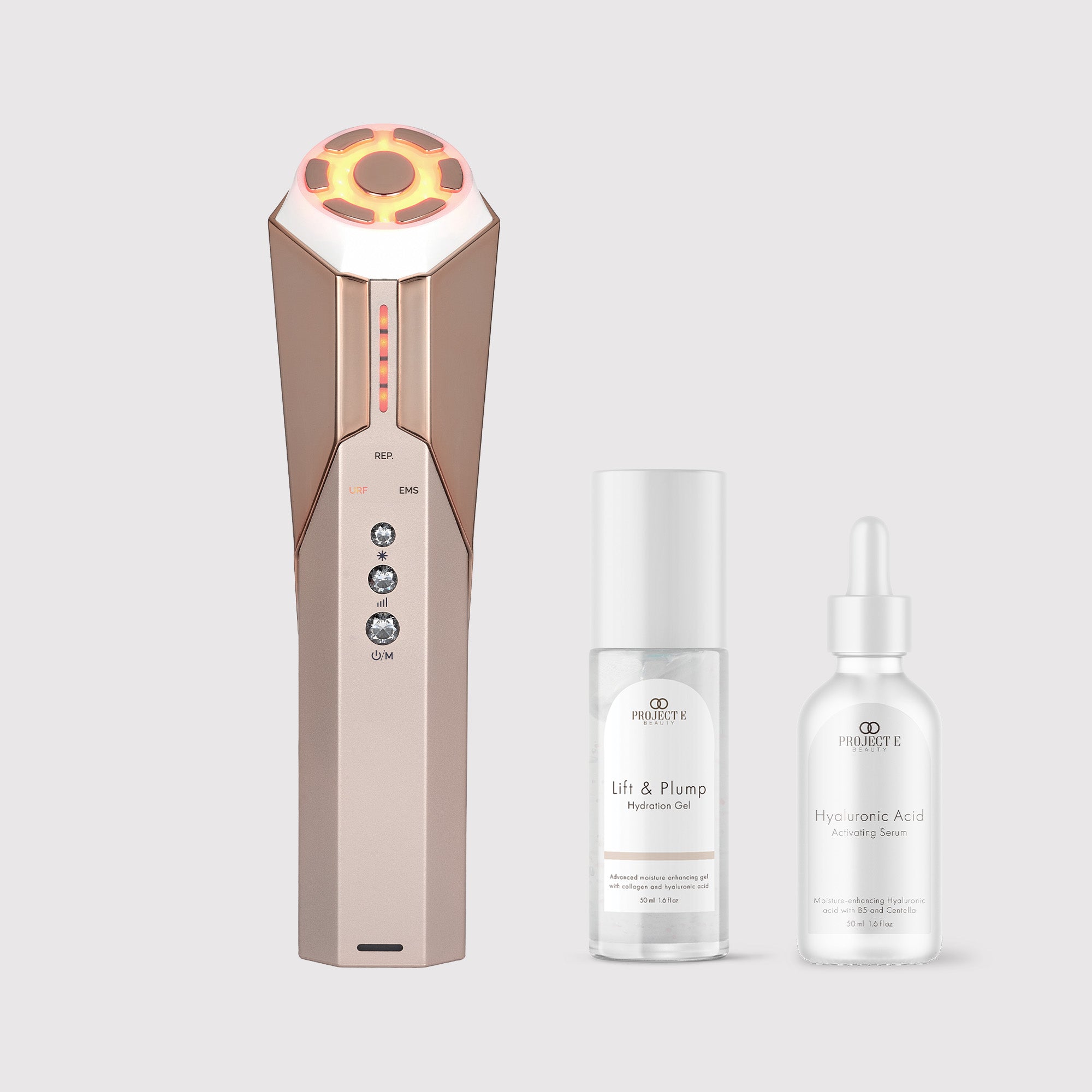Sculpted Beauty, Radiant Results: Elevate your skincare routine with this powerful age-renewal set.